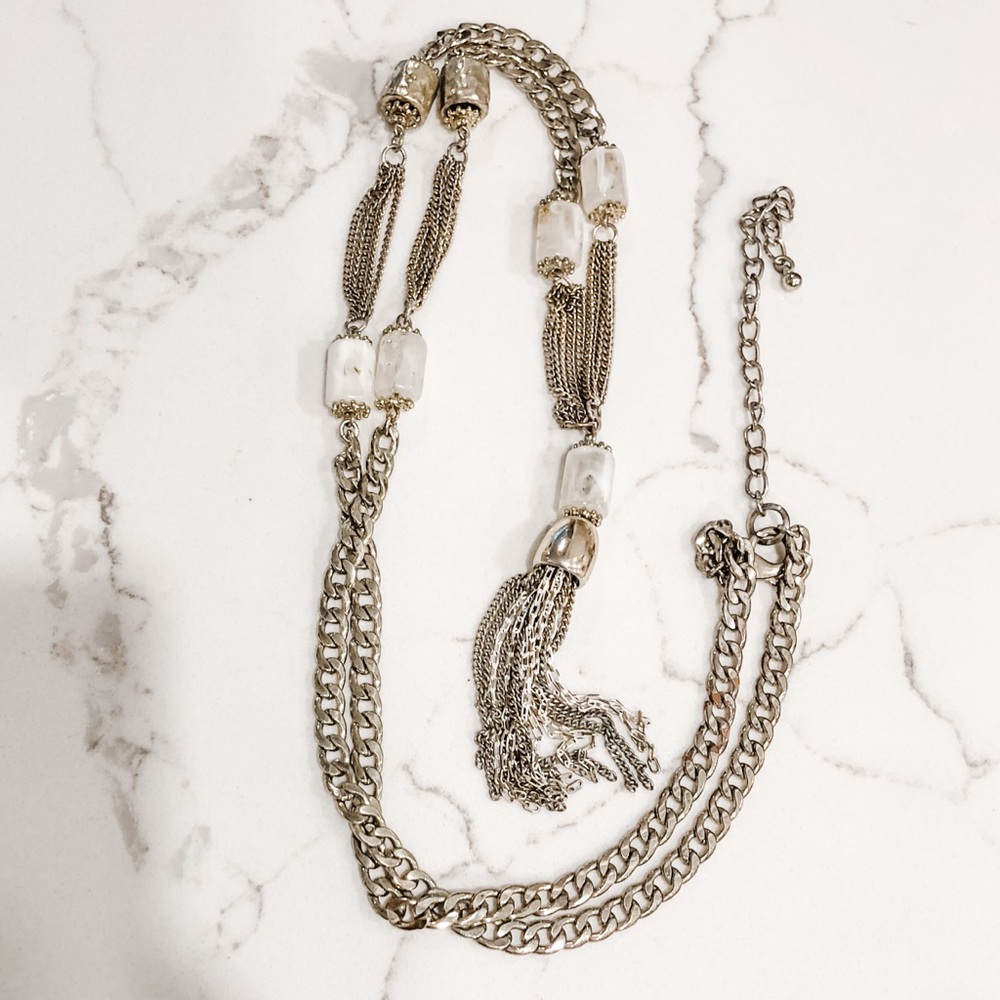 Banana Republic Long Gold Necklace